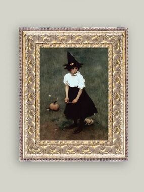 "Little Witch" Framed Wall Art New